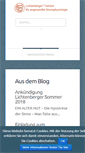 Mobile Screenshot of lichtenberger-institut.de